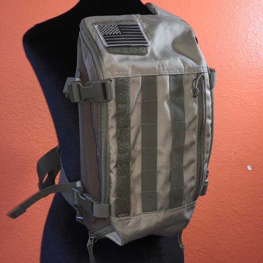 5.11 Tactical Rapid Sling Pack 10L Kangaroo Green Olive Backpack Urban EDC Bag